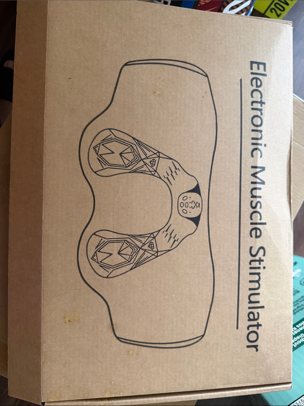 Amazon Essentials Black Electronic Muscle Stimulator Pack